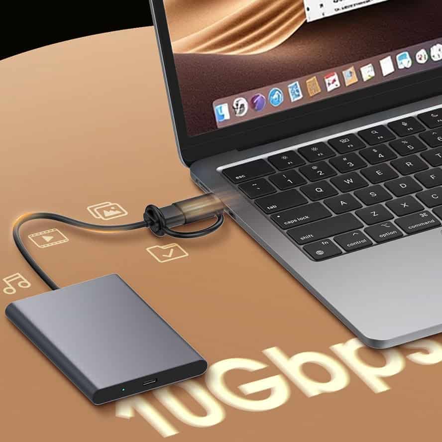 LDNIO LC280 OTG USB-C To USB-A Female 3.1 GEN 2 Fast Transmission Adapter