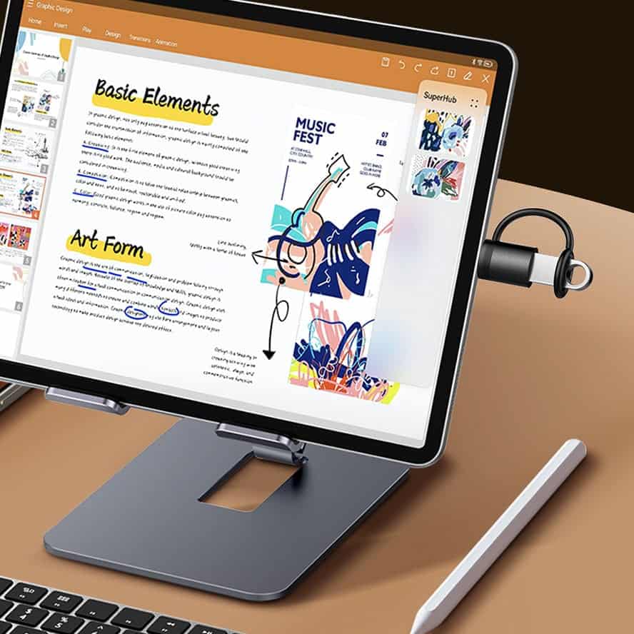 LDNIO LC280 OTG USB-C To USB-A Female 3.1 GEN 2 Fast Transmission Adapter