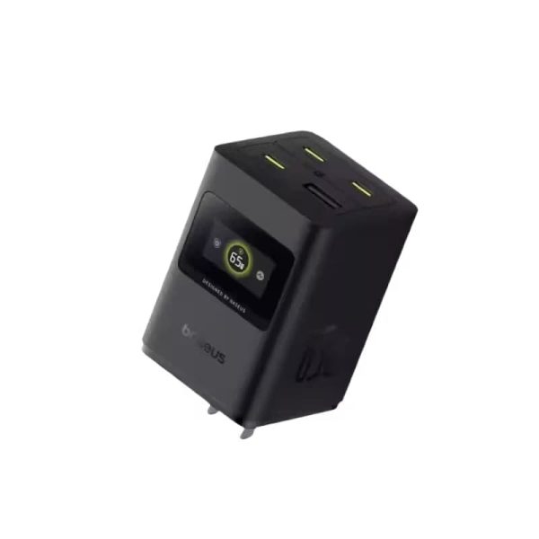 Baseus 65W Super GaN Digital Display Gallium Nitride Type C Charger Baseus 65W Super GaN Digital Display Gallium Nitride Type C Charger