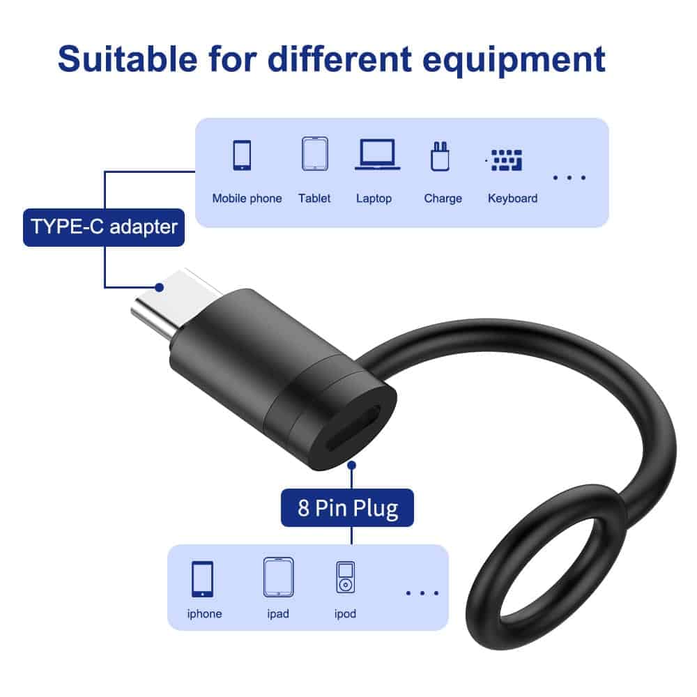 Ldnio LC260 PD65W USB-C Male To Lightning Female PD Fast Charging Adapter