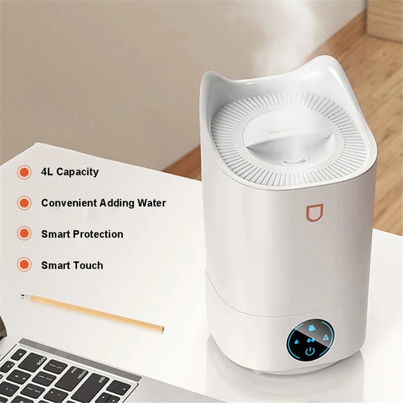 K6 USB Rechargeable 4L Air Humidifier Desktop Aromatherapy Diffuser Touch Control Mist Humidifier