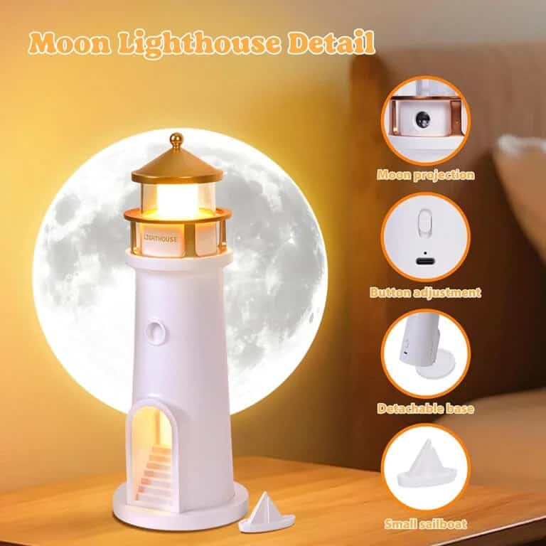 Moon Lamp Projector Night Lights with Remote Control