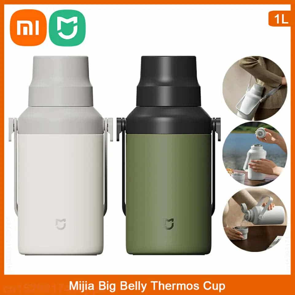 Xiaomi Mijia Big Belly Thermos Flask 1L Thermal Vacuum Stainless Steel (MJDDB01PL)