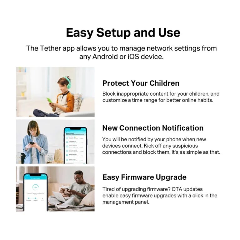 TP-Link Archer AX53 AX3000 Dual Band Gigabit Wi-Fi 6 Router