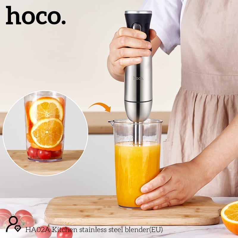 HOCO HA02A Kitchen Stainless Steel Handheld Blender