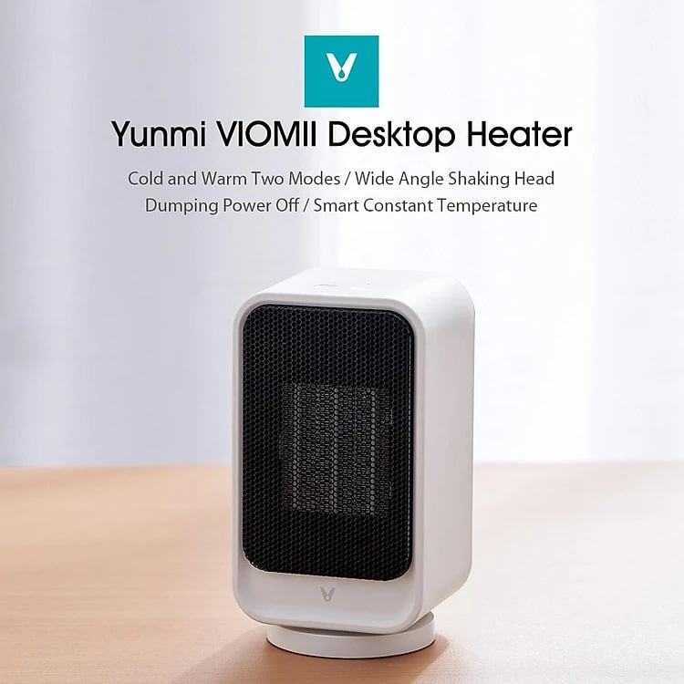 Xiaomi VIOMI VXNF02 Mini Electric Room Heater 800W Desktop 60° Wide Angle Heater