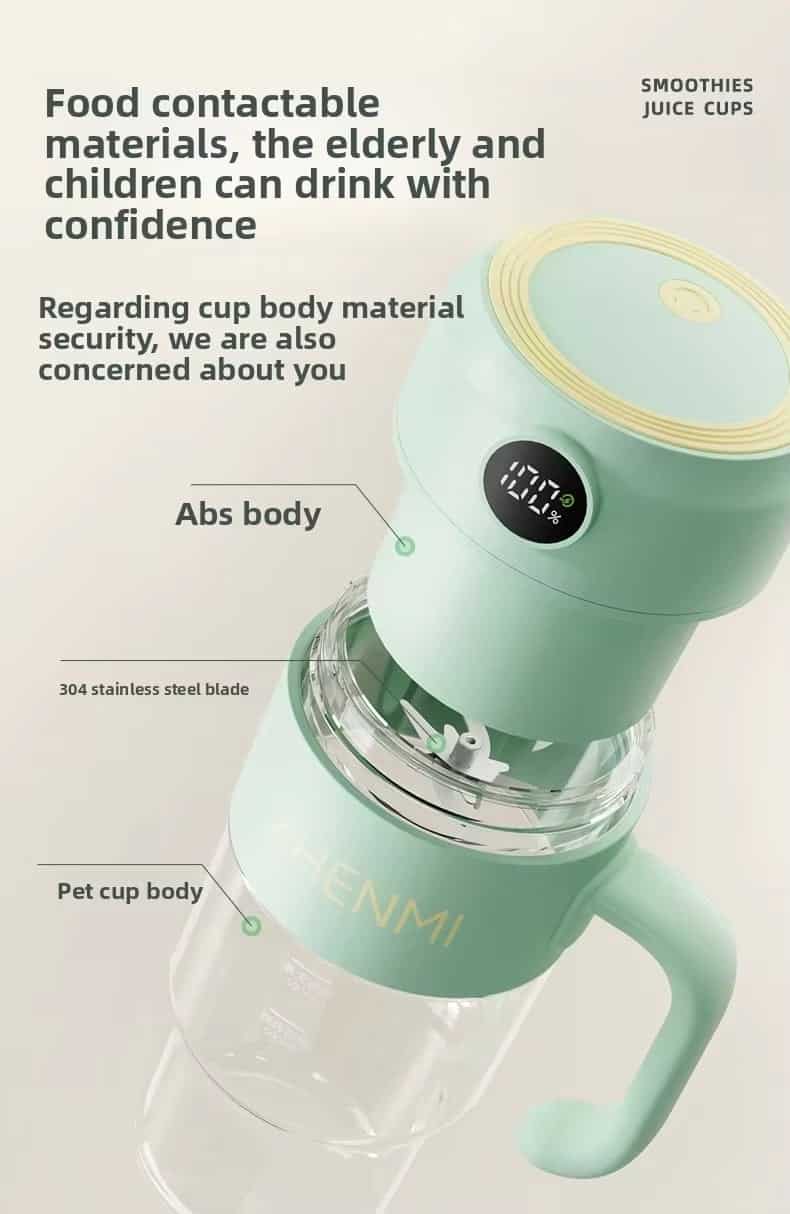 Zhenmi ZMGZ-J25 Portable Juicer Multi-Functional Wireless Mini Juicer