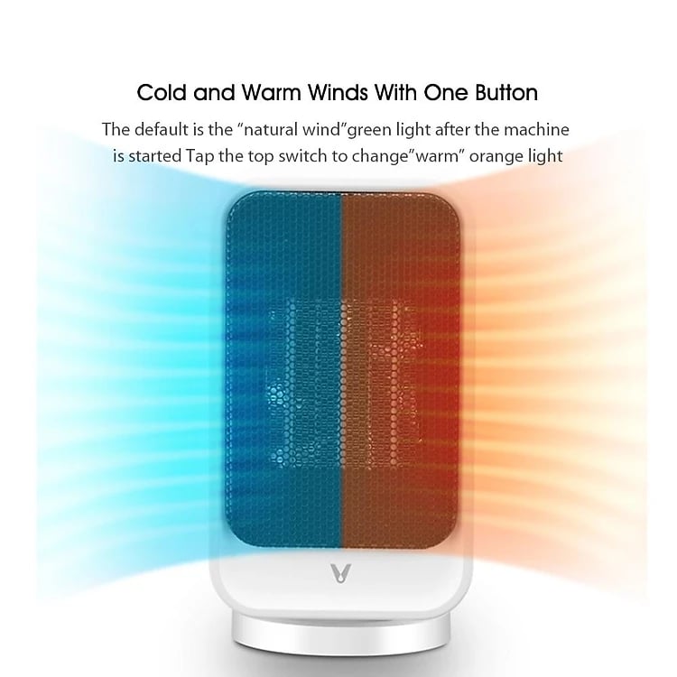 Xiaomi VIOMI VXNF02 Mini Electric Room Heater 800W Desktop 60° Wide Angle Heater