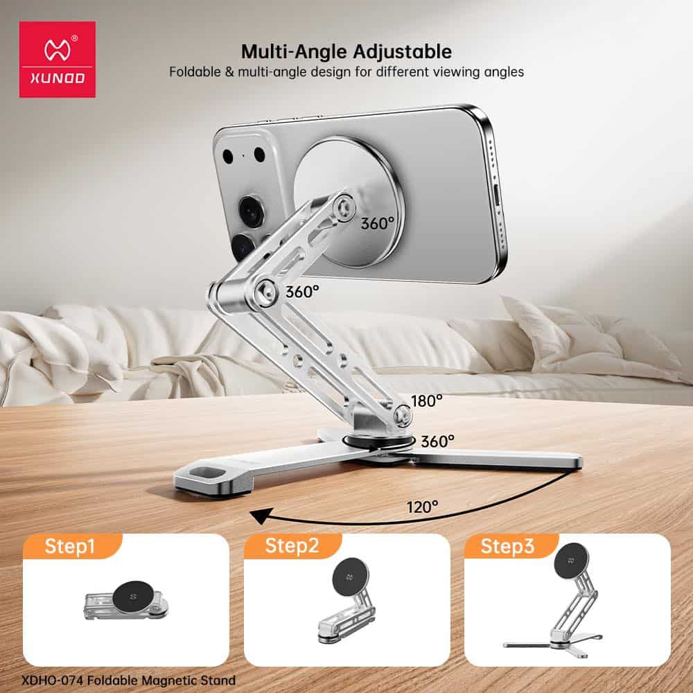 XUNDD XDHO-074 Foldable Magnetic Phone Stand
