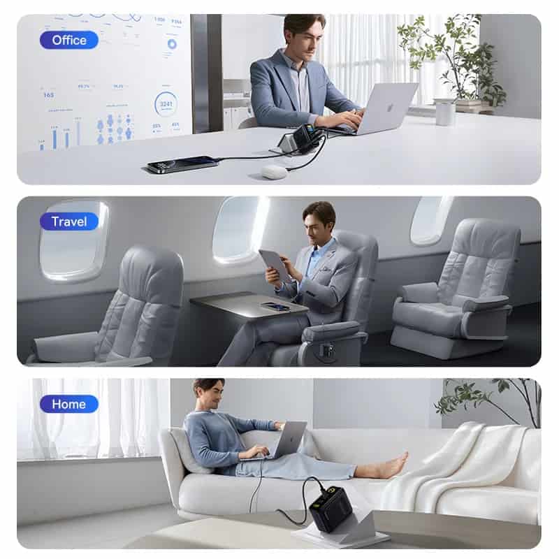 Baseus PicoGo AE21 Fast Charger 2C+U 100W With Digital Display