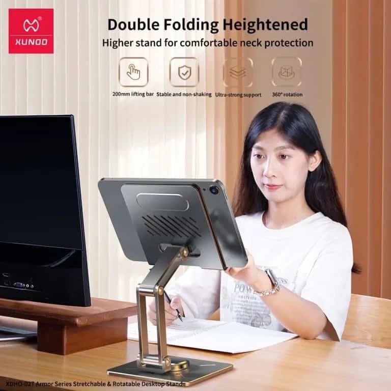 Xundd XDHO-027 Armor Series Foldable Desktop Stand for Smartphone and Tablet