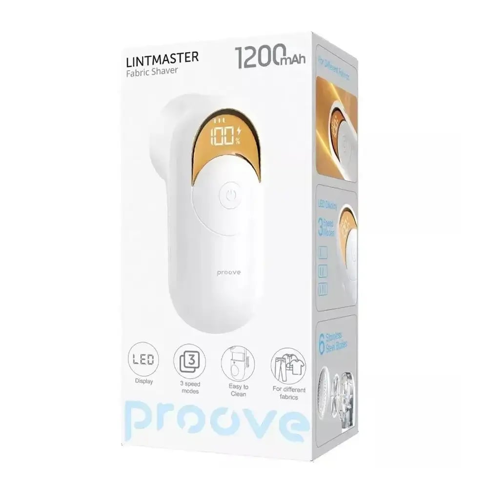 Proove Lint Master Fabric Shaver - 1200mAh Battery