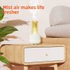 New Creative USB-Plug-In Desktop Aroma Humidifier Candlelight Lamp for Enhancing Home Atmosphere Cross-Border Product Plastic