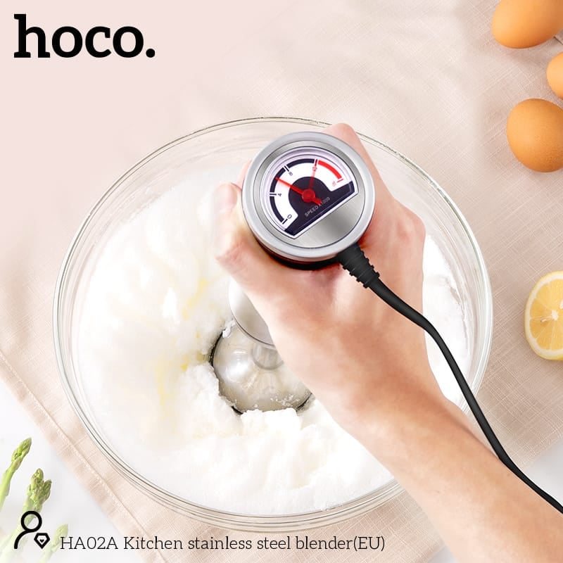 HOCO HA02A Kitchen Stainless Steel Handheld Blender