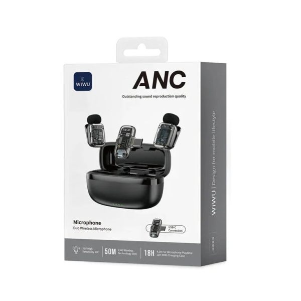 WiWU Wi-WM008 ANC Duo Wireless Microphone