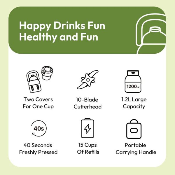 Xiaomi Sothing DSHJ-S-2406 Portable Juicer Dopamine - 1.2L