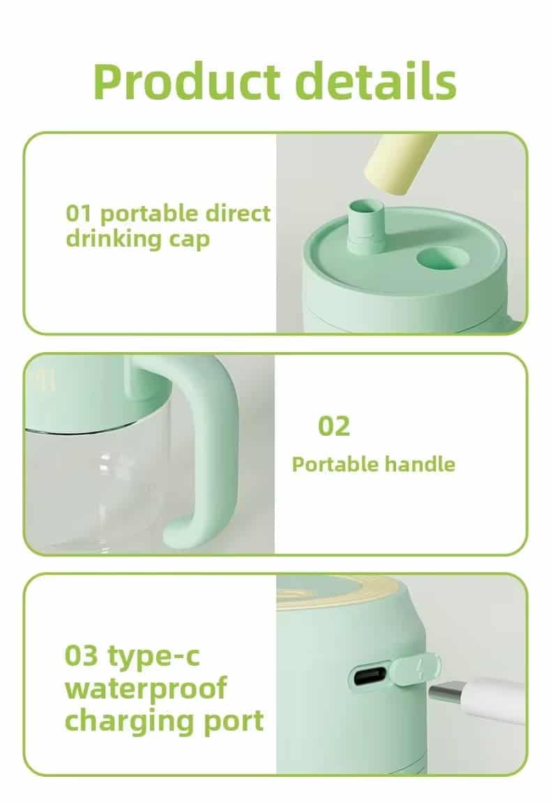 Zhenmi ZMGZ-J25 Portable Juicer Multi-Functional Wireless Mini Juicer