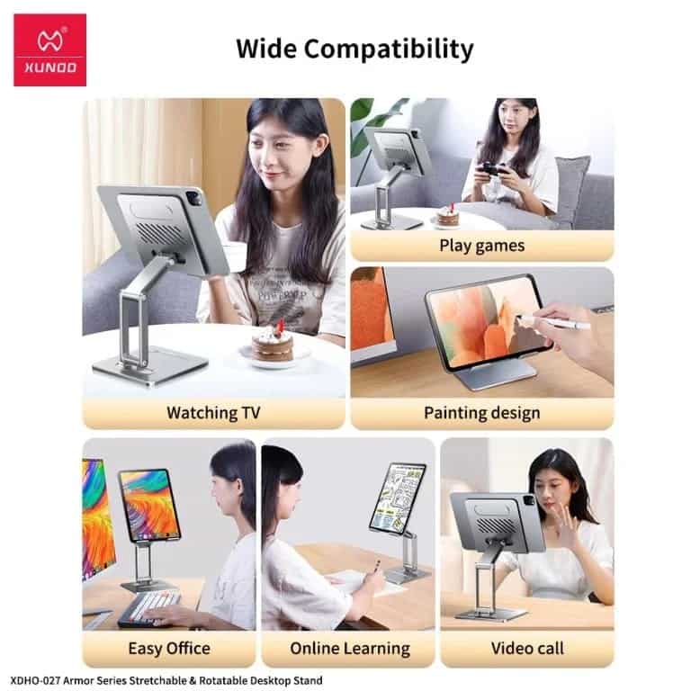 Xundd XDHO-027 Armor Series Foldable Desktop Stand for Smartphone and Tablet