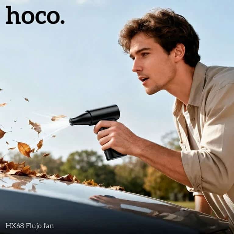 Hoco HX68 Ultra-High Speed Portable Turbo Fan - 8000mAh Battrey