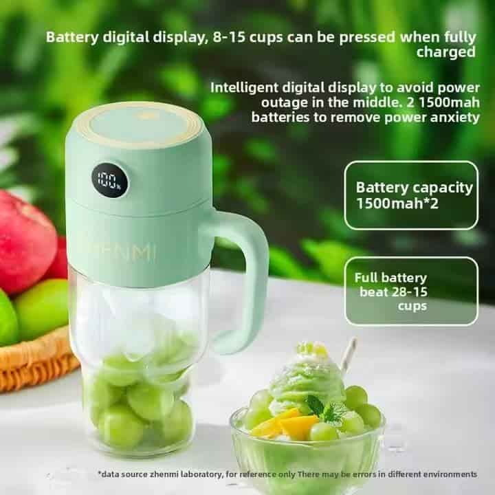 Zhenmi ZMGZ-J25 Portable Juicer Multi-Functional Wireless Mini Juicer