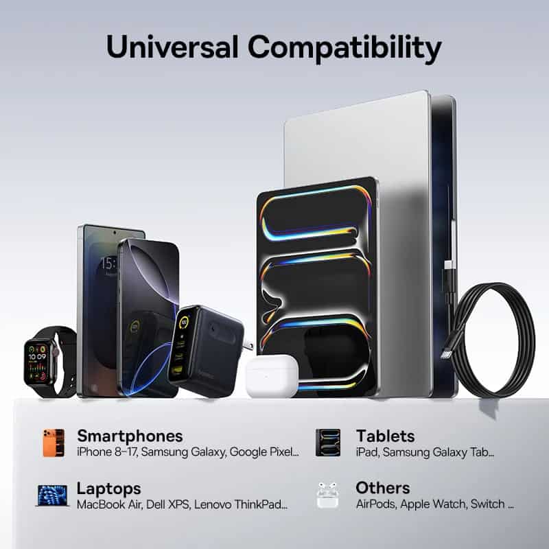 Baseus PicoGo AE21 Fast Charger 2C+U 100W With Digital Display