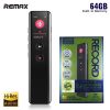 Remax RP3 Multimedia Ditigal Voice Recorder 64GB Clear Sound Noise Reduction