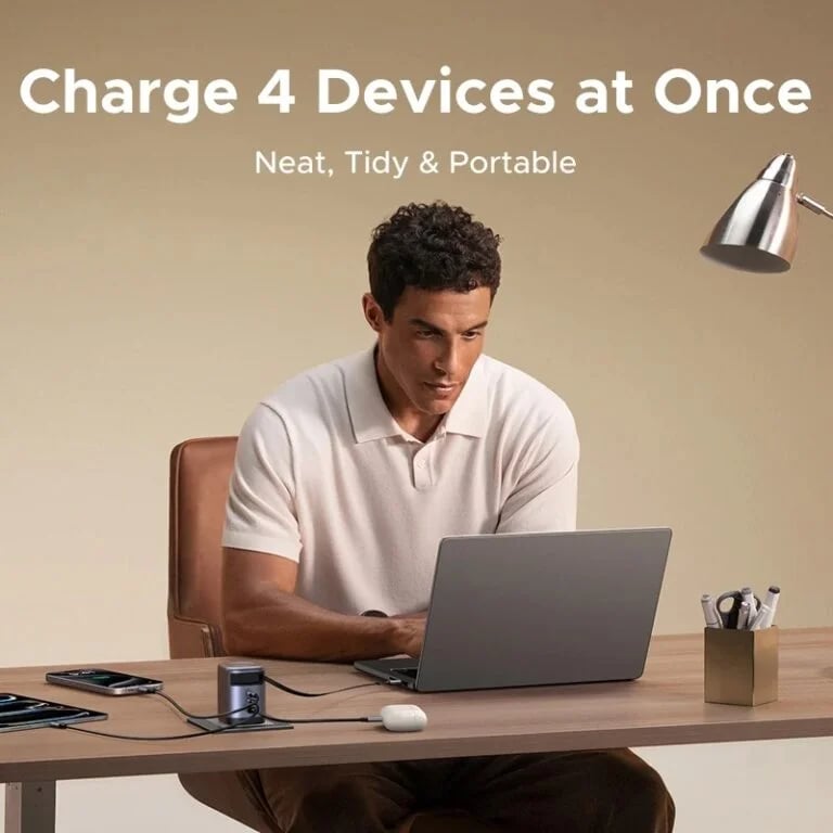 UGREEN X606 Nexode 100W GaN Charger with Retractable Cable