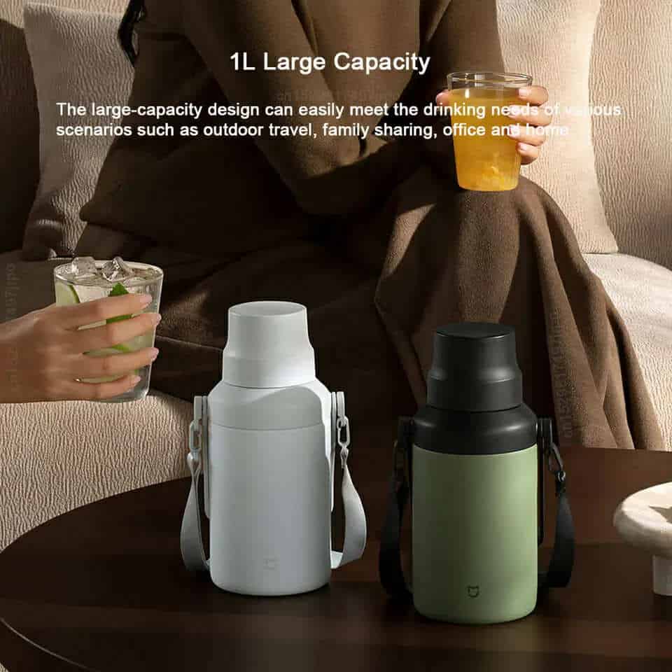 Xiaomi Mijia Big Belly Thermos Flask 1L Thermal Vacuum Stainless Steel (MJDDB01PL)