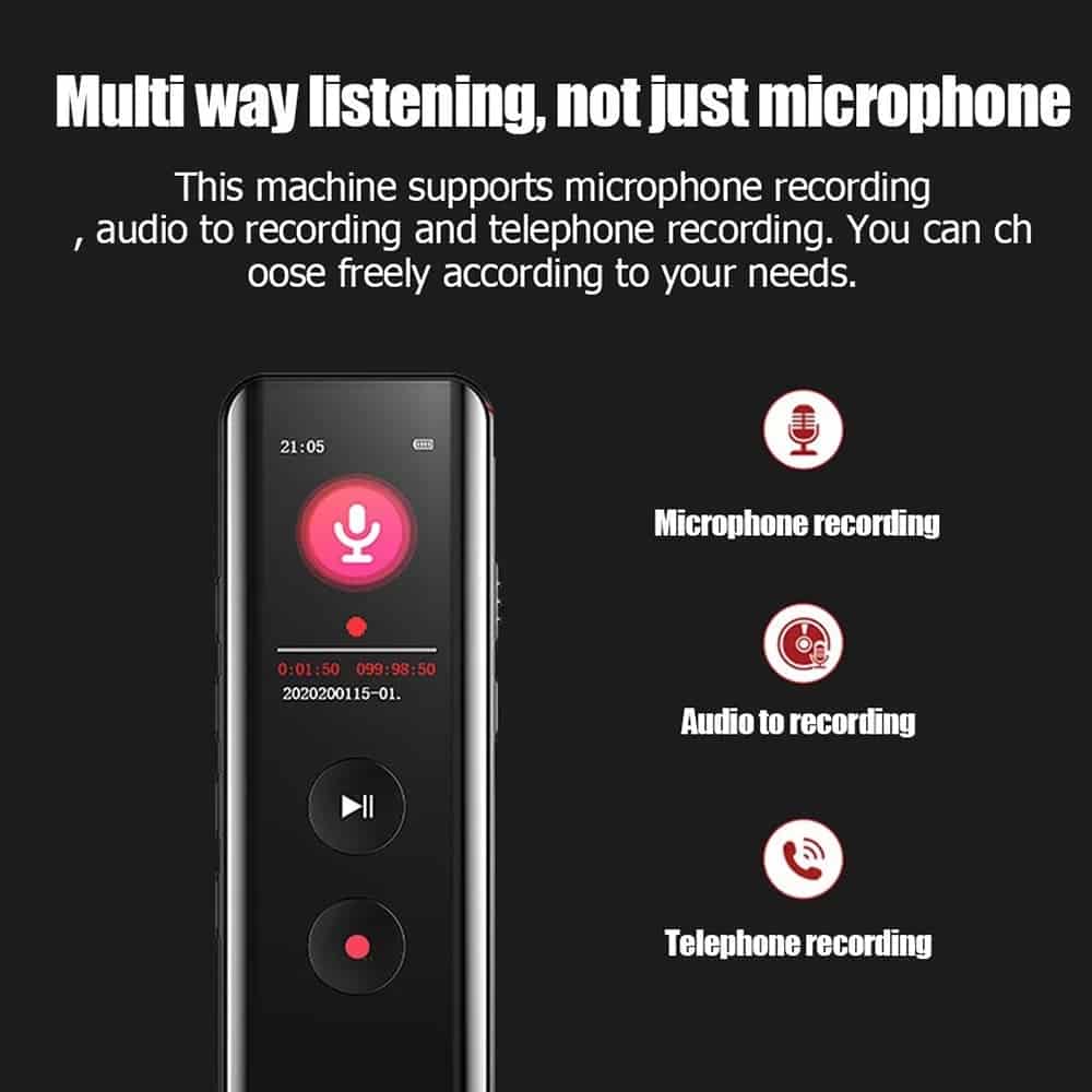 Remax RP3 Multimedia Ditigal Voice Recorder 64GB Clear Sound Noise Reduction