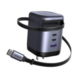 UGREEN X606 Nexode 100W GaN Charger with Retractable Cable