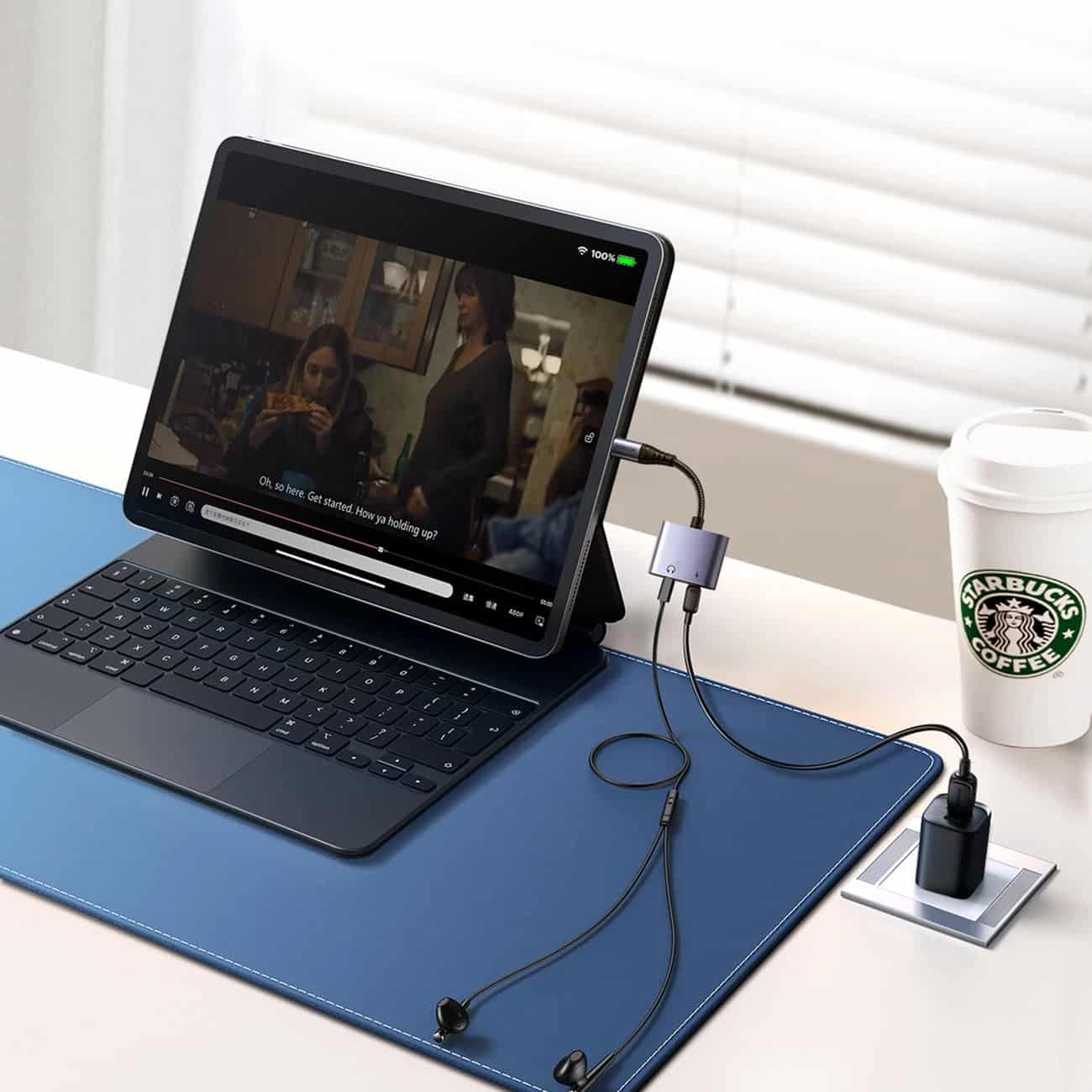 Joyroom SY-L02 Headphone 2in1 Lightning DAC Adapter With Calling Supported