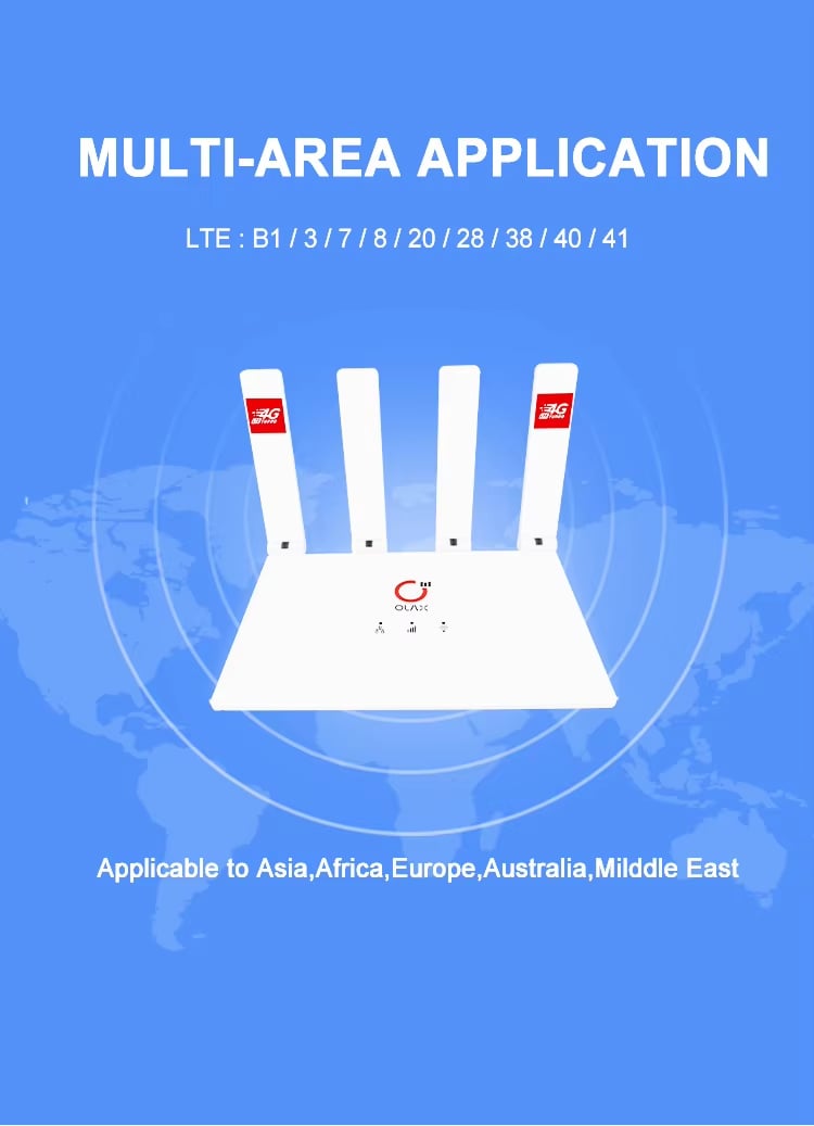 OLAX MC50 Hot Selling Wifi 4G Router Universal 4G Lte Wifi Wireless Router 4G Cpe Router With Sim Card Slot