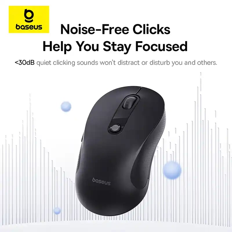 Baseus F02 Ergonomic Wireless Mouse Bluetooth Single