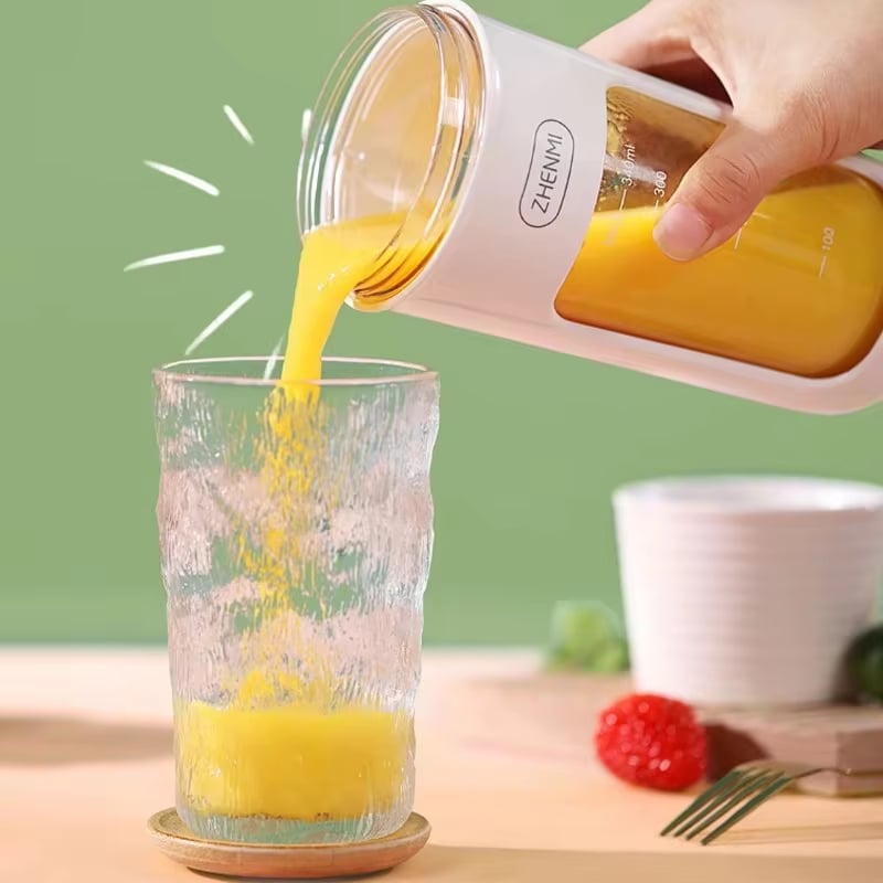 ZhenMi Electric Juicer ZMGZ-J5 340ml Portable Blender 10-Blade Cutter Head Juice Cup