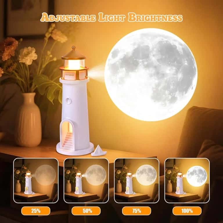 Moon Lamp Projector Night Lights with Remote Control