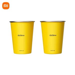 Xiaomi Life Ultra Yellow 304 Stainless Steel Drinking Cup 350ML - 2 Pcs Set