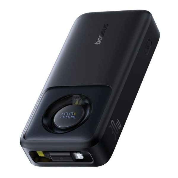 Baseus NOMOS 30W 74Wh 20000mAh Digital Display Power Bank with Built-in iP Retractable Cable