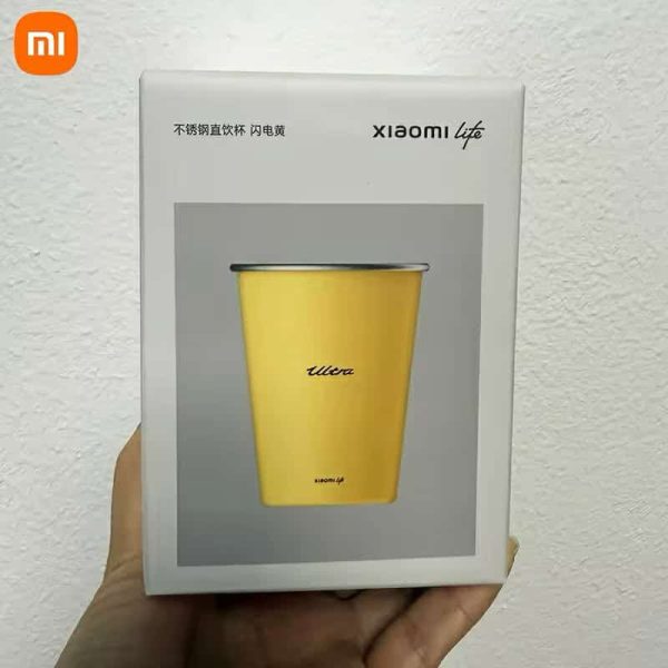 Xiaomi Life Ultra Yellow 304 Stainless Steel Drinking Cup 350ML - 2 Pcs Set