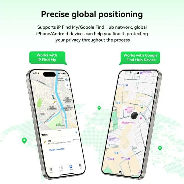 Hoco E101 Anti-lost Device Basic Works with Google Find My Device (Android & iOS Support)