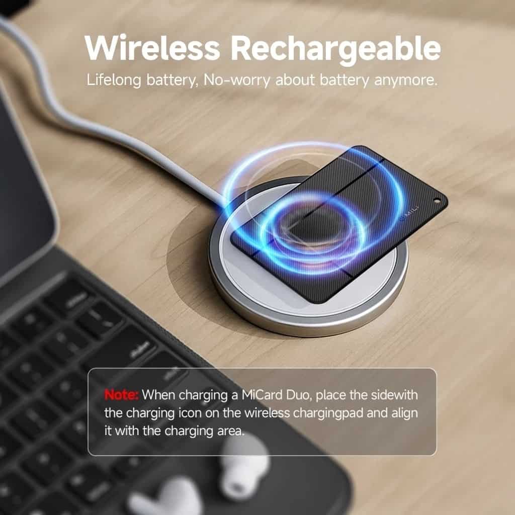 Mili Anti-Loss Digital Business Card MiCard Pro Duo (iOS & Android)