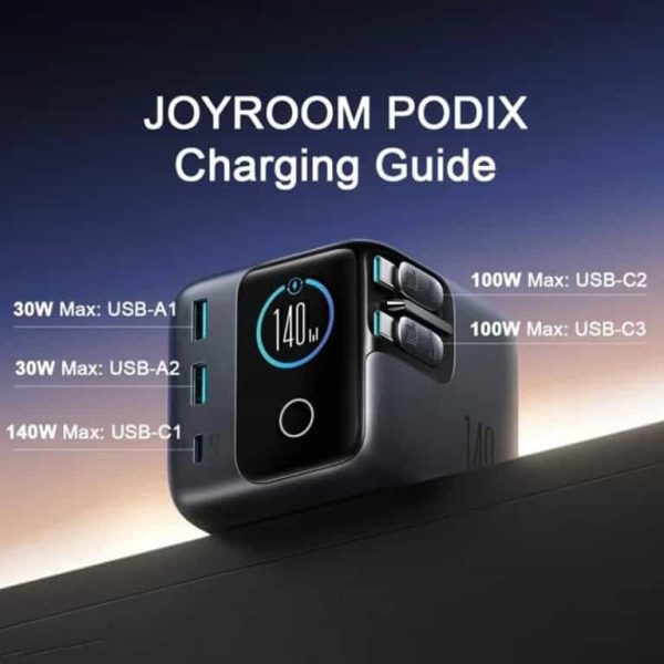 JOYROOM PODIX 140W 5-Port Desktop GaN Charger