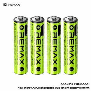 REMAX AAA02 New Energy AAA Rechargeable USB Lithium Battery 814mWh