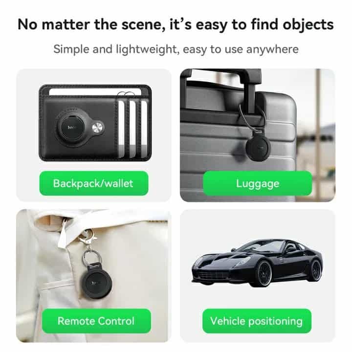 Hoco E101 Anti-lost Device Basic Works with Google Find My Device (Android & iOS Support)