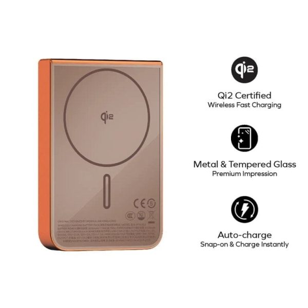 Momax 1-Power S.Pass 10000mAh Qi2 Magnetic Wireless Battery Pack