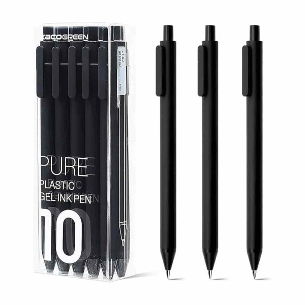 Xiaomi Kaco K1015 Pure Plastic 0.5mm Gel Ink Pen Set 10pcs