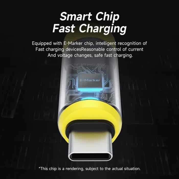 HAGiBiS SX03S 240W Type-C to Type-C Fast Charging Cable for Laptop & Phone