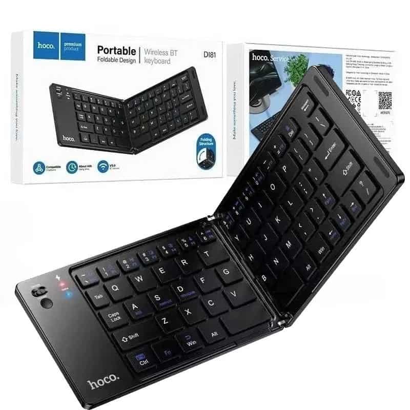 Hoco DI81 Business Wireless BT Folding Keyboard