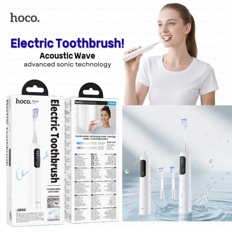 Hoco HP64 Acoustic Wave Electric Toothbrush