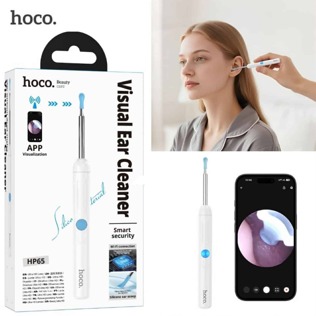 Hoco HP65 Visual Ear Cleaner with HD Camera