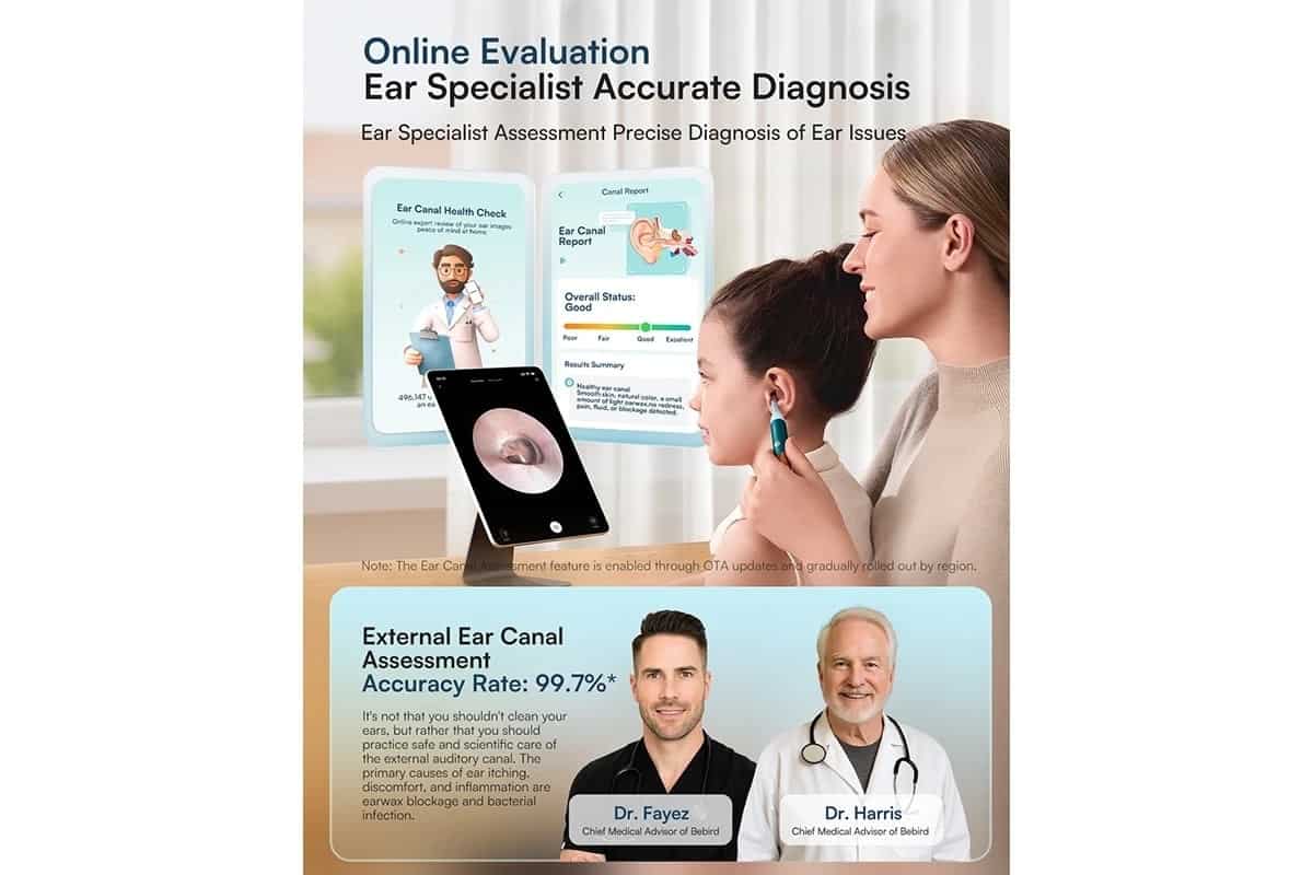 Xiaomi Bebird Earsight Ultra Ear Wax Removal Tool Camera